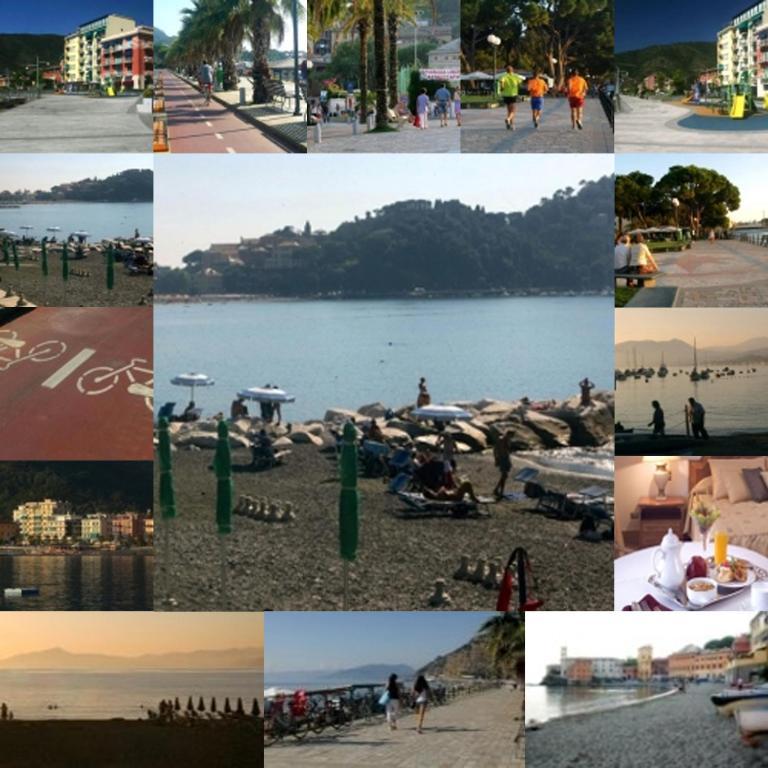 Hotel Giardino Al Mare Sestri Levante Eksteriør billede